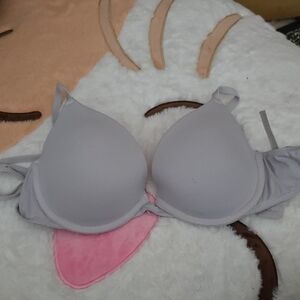PINK Victoria's Secret Light Gray Bra